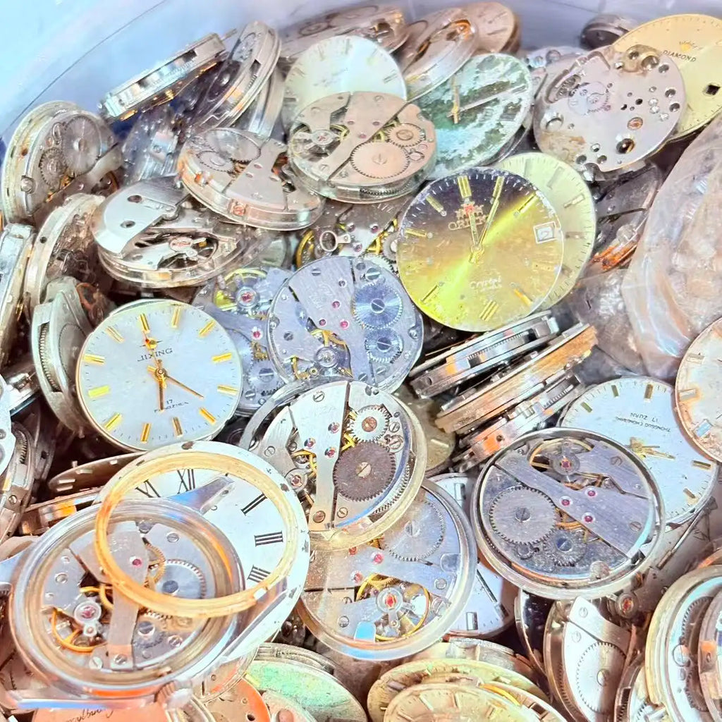 Accesorios para relojes, movimientos mecánicos varios, movimientos estilo steampunk, movimientos mixtos para manualidades (DIY), enviados al azar, sin funcionamiento