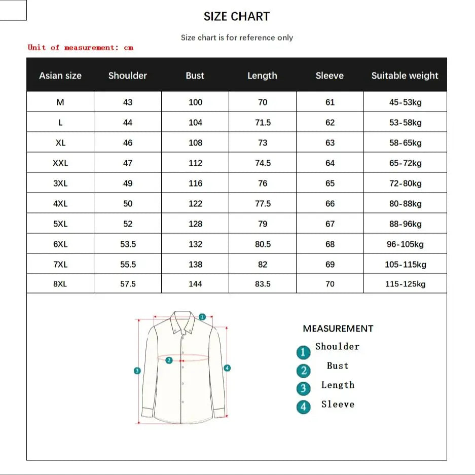 Ny enfärgad businesskjorta för män i plus size, moderiktig klassisk basmodell, avslappnad smal passform, vit långärmad skjorta, märkeskläder