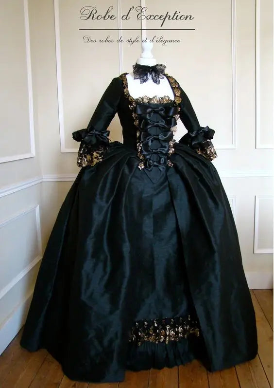 Marie Antoinette Rococo Gothic Baroque Polyester Dress for Women