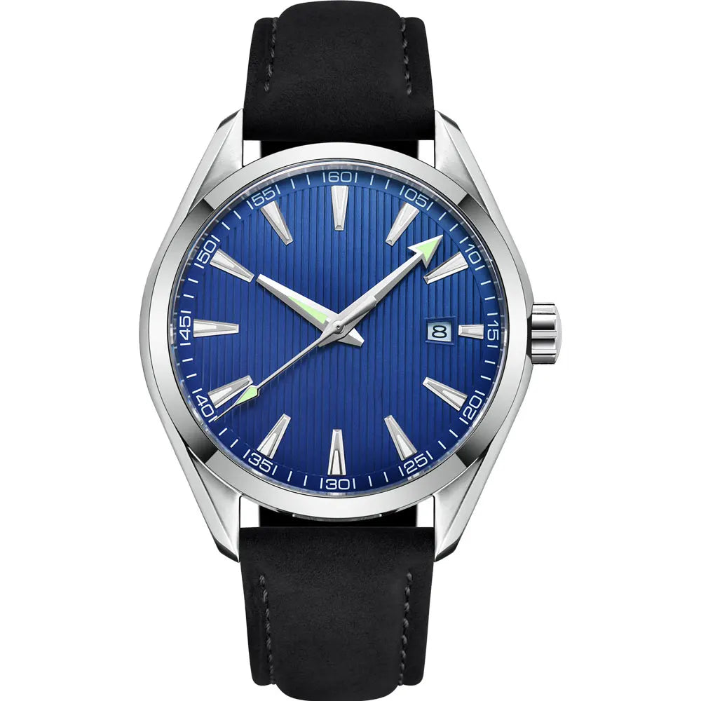 Luxury NH35 Movt Custom Logo 41mm Man Sport Automatic Relogio Masculino Mechanical Wristwatch Sapphire Steel Band Men's Watch