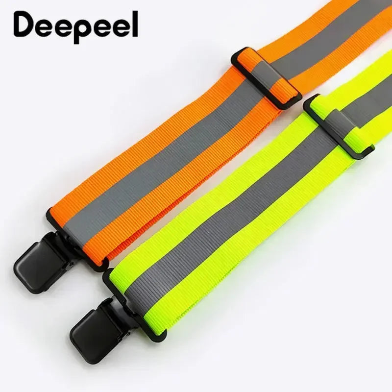 1Pc 5*120cm Men's Adult X-Type 4 Clips High Elastic Suspender Adjustable Heavy Duty Braces  Belt Suspenders Male Jockstrap