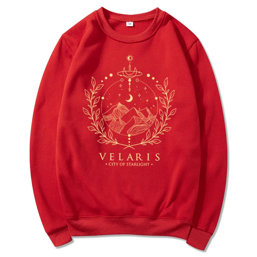Velaris Sweatshirt a Court of Thorns and Roses Sarah J Maas Hoodie Night Court Sweater Velaris City of Starlight SJM Sweatshirts