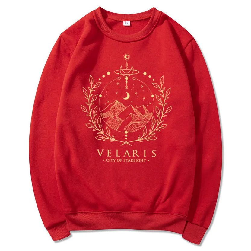 Velaris Sweatshirt a Court of Thorns and Roses Sarah J Maas Hoodie Night Court Sweater Velaris City of Starlight SJM Sweatshirts