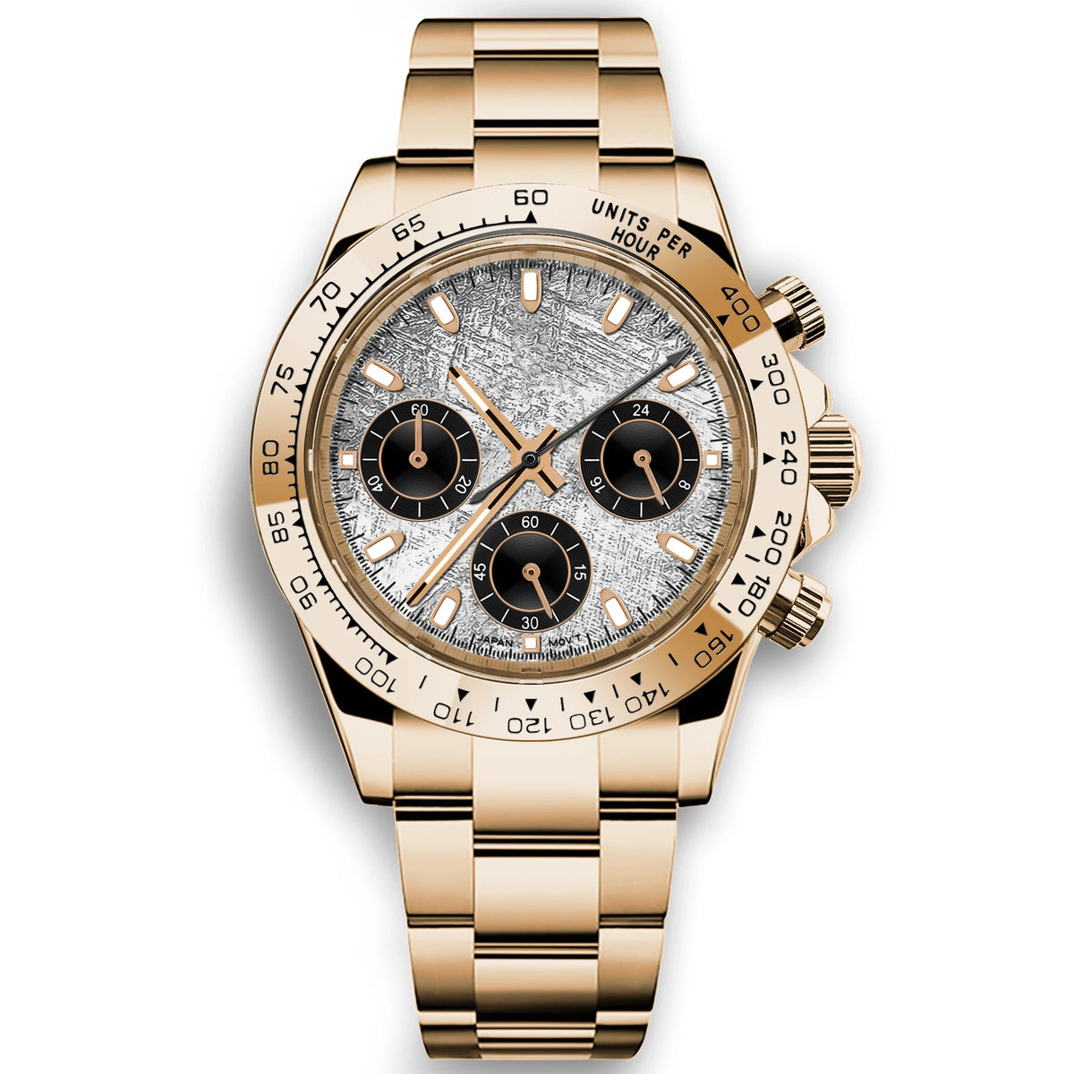 Custom Logo Quarts Watches VK63 Watch Gentleman Casual Fashion Luminous 5ATM Waterproof Chronograph Watches for Men High-Quality