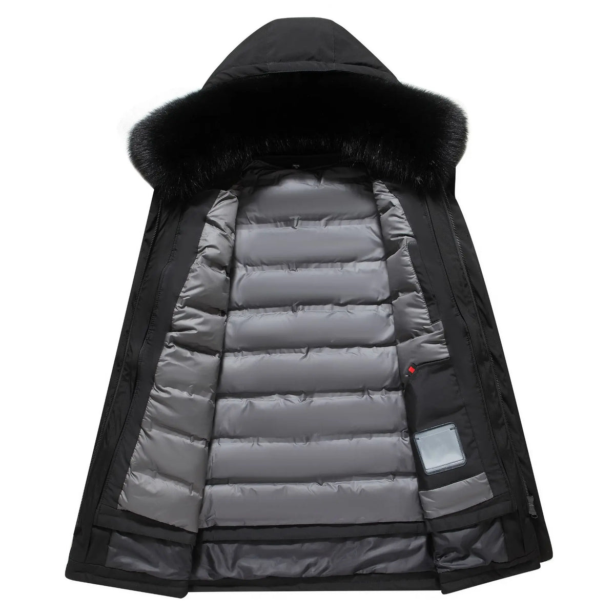Canada Fashion Winter Jacket for Men Down Coat Parka Men's White Goose Down Jacket Long Padding Detachable Down Inner Liner H819