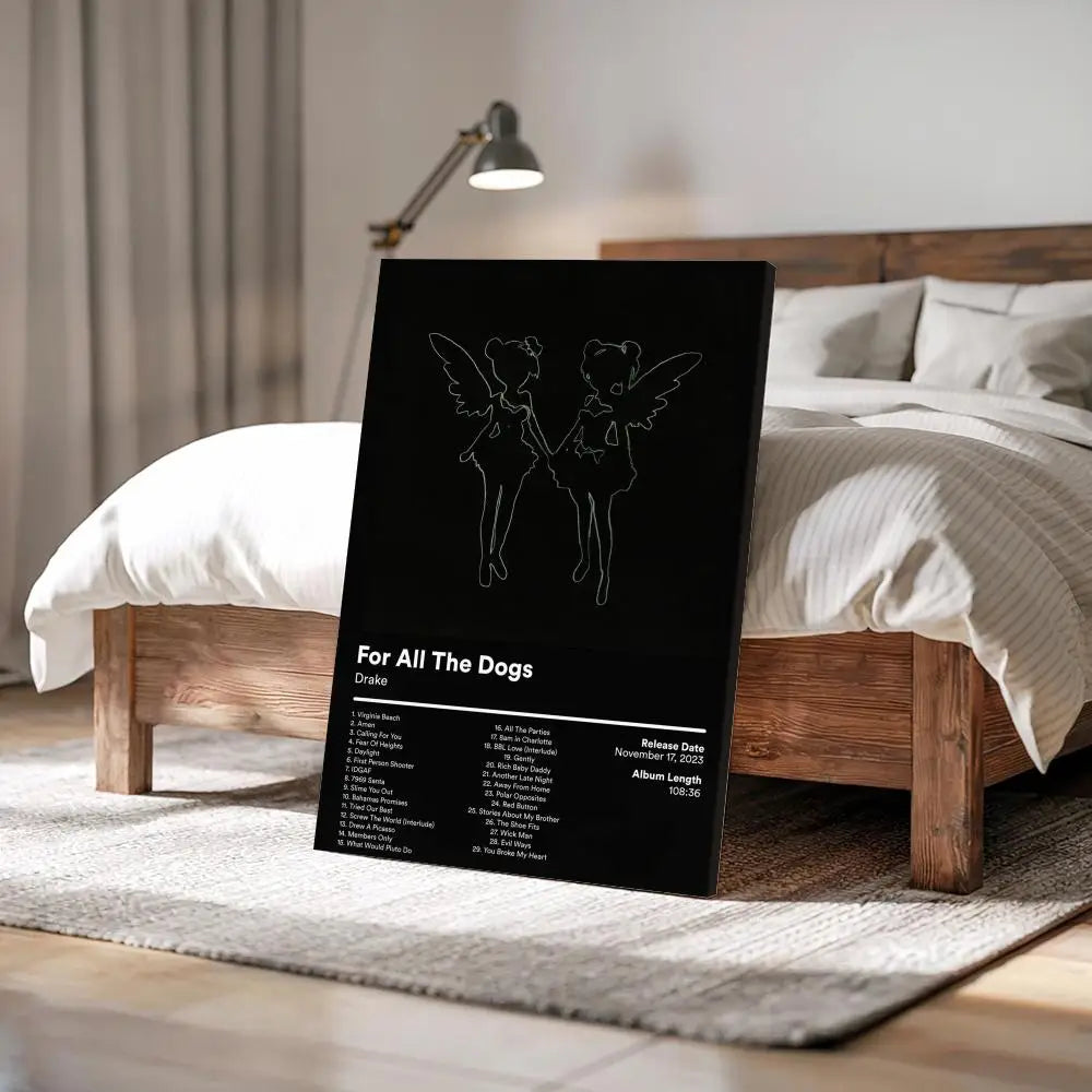 D-Drake Album Cover Rapper Canvas Print Poster