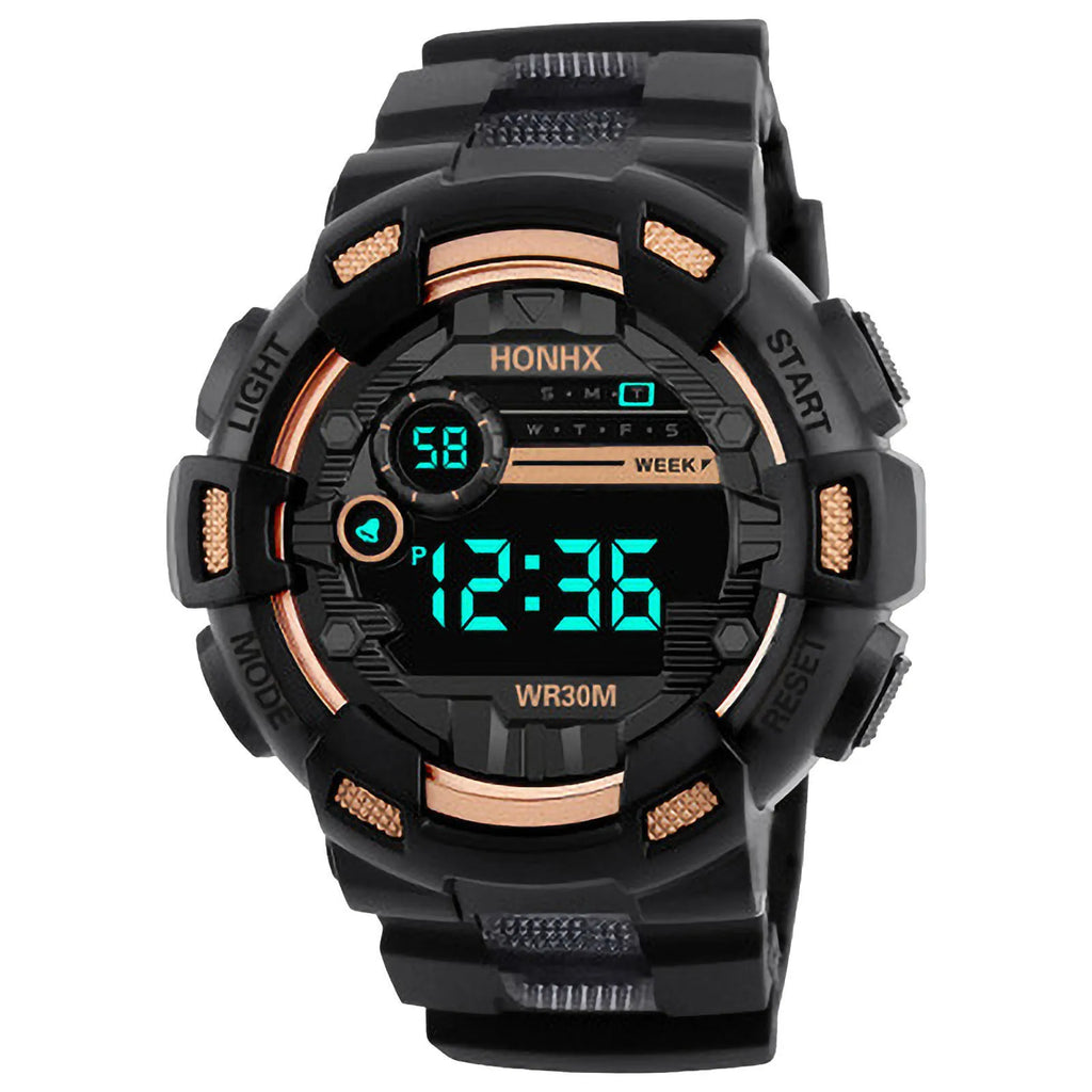 Reloj digital para niños, resistente al agua, reloj electrónico multifuncional con luz para niños, reloj deportivo de pulsera para niños