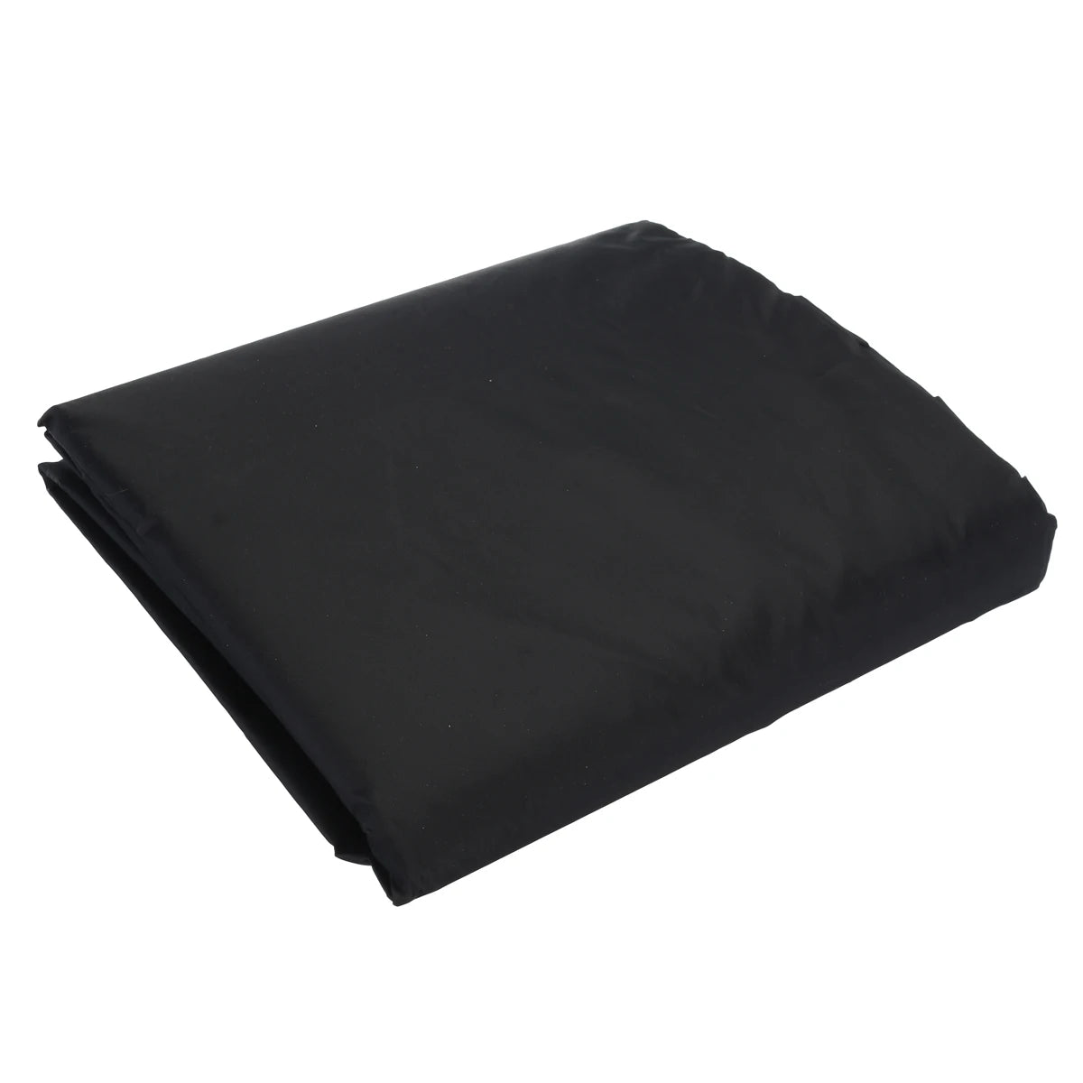 Black Waterproof Patio Fire Pit Cover Round Table Cover Round BBQ Accessories Grill Cover Anti-Uv Dust Rain Barbecue Supplies