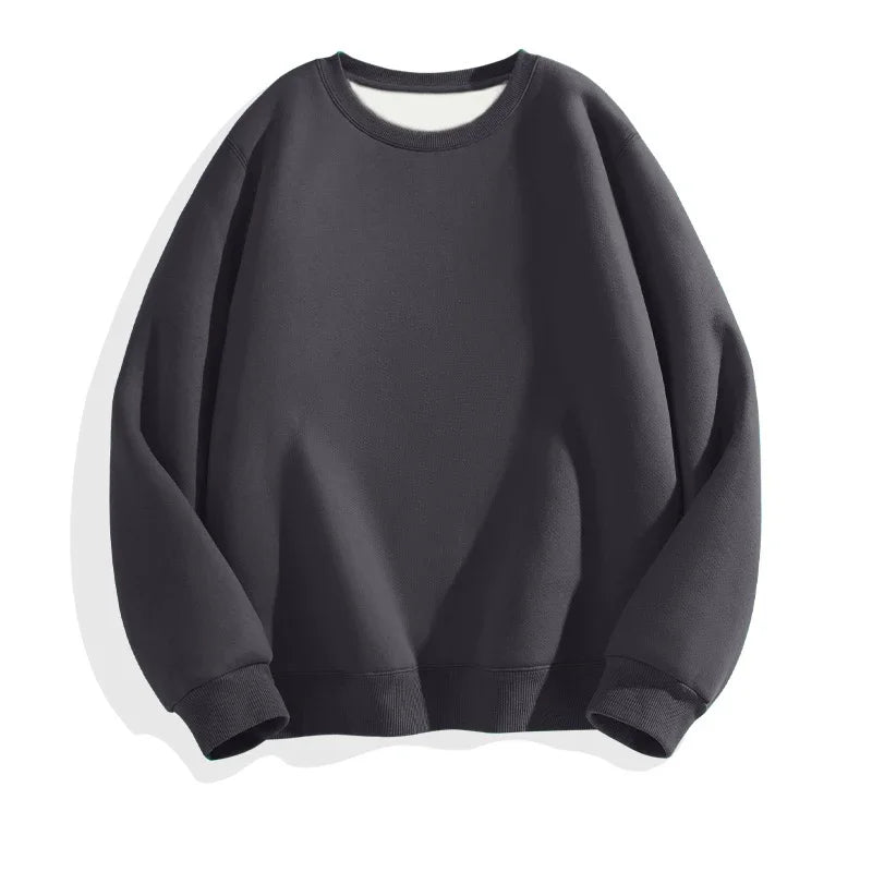 LEGIBLE Autumn Winter Woman's Hoodies Oversize Female Loose Solid Thicken Fleece Warm Women Sweatshirts Lady