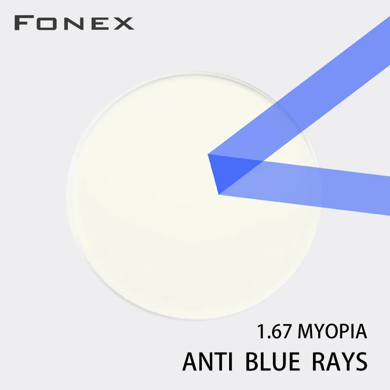 Customized 1.56 1.61 1.67 Anti Blue Light Optical Prescription CR-39 Resin Aspheric Glasses Lens Myopia Hyperopia Presbyopia