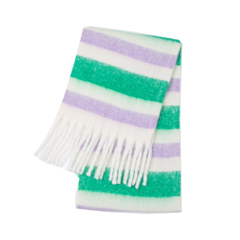 2026 Winter Thick Warm Scarf Women Cashmere Shawl and Wraps Pashmina Neckerchief Bufanda Female Rainbow Hairy Tessel Echarpe New