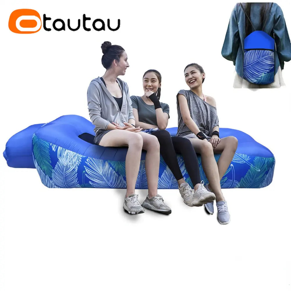 Inflatable Sofa Bed Floating Raft for Pool Beach and Garden