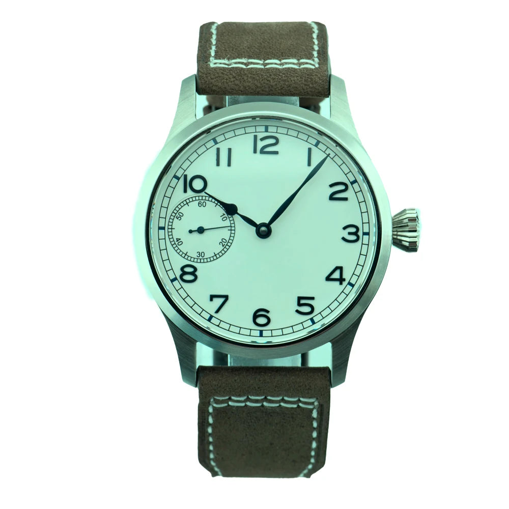 Corgeut Men's Custom DIY 42mm Luxury Fashion Watch Sapphire Glass St3600 Movement 316L Steel Case 50m Water Resistant Reloj Homb