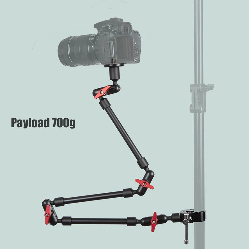 BFOLLOW 32" Aluminum Alloy Magic Arm with Clamp for Camera and Mobile Devices