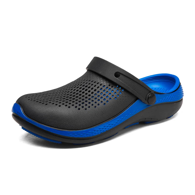 Sandalias de punta abierta antideslizantes para hombre, ideales para verano y uso al aire libre, pantuflas deportivas de playa de talla grande