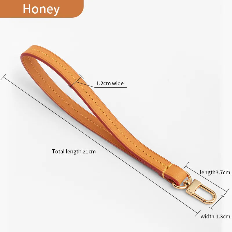 Pasek na nadgarstek CRAZYSMITH do torebki LV POCHETTE TO-GO, uchwyt 21 cm, długi pasek do kopertówki, akcesoria do torebek