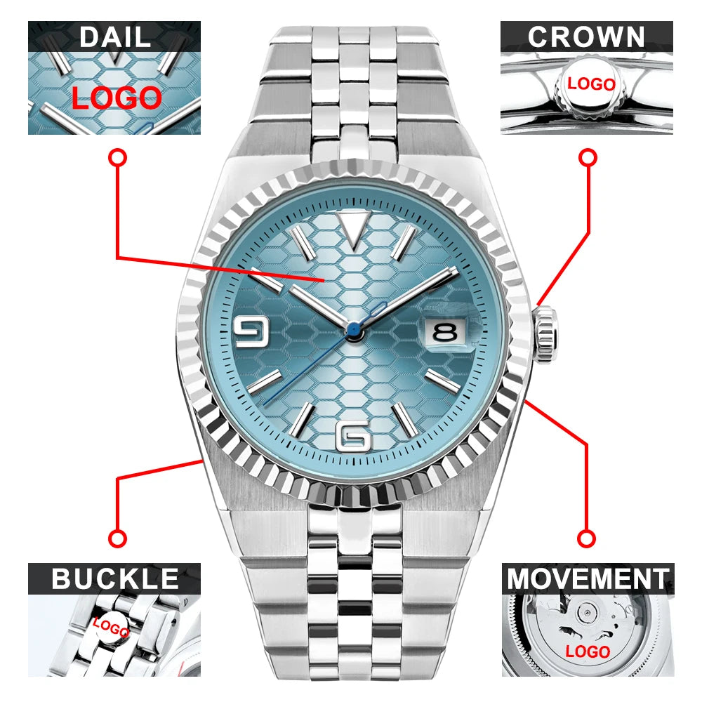 Corgeut 2025 New Men's Watches Luxury Automatic Watch for Men MIYOTA 8215 NH35 Mechanical Wristwatch Sapphire Crystal