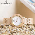 BOBO BIRD Women Wooden Watch Fashion Luxury Japanese Quartz Movement Wristwatches Anniversary Gift Box Personalized
