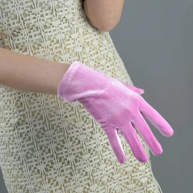 Guantes de terciopelo de 70 cm extralargos, negros, de ópera, para mujer, de terciopelo cisne de alta elasticidad, con pantalla táctil, guantes de noche para mujer WSR26