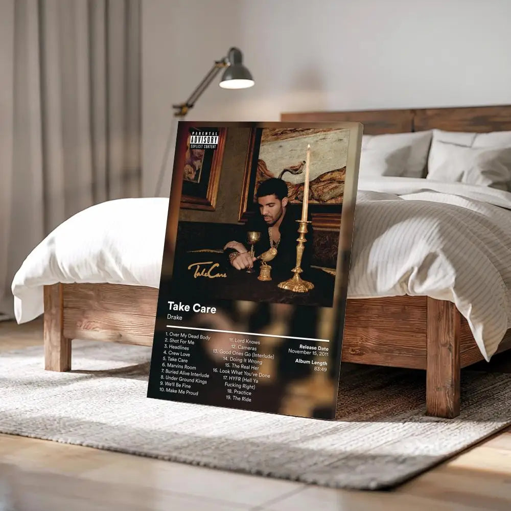 D-Drake Album Cover Rapper Canvas Print Poster