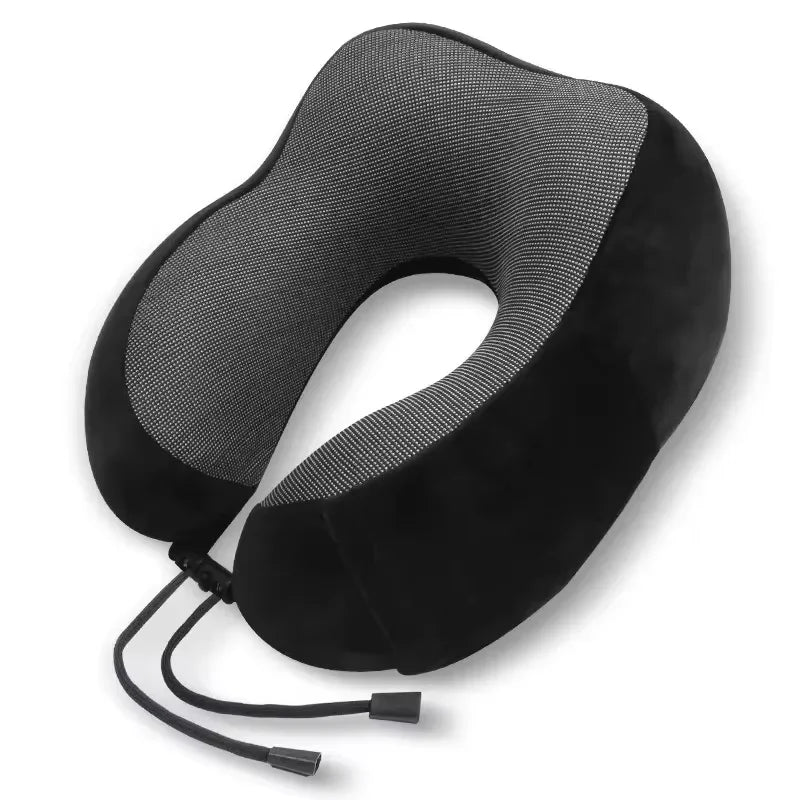 Memory Foam U Shaped Neck Pillow with Ergonomic Cervical Support