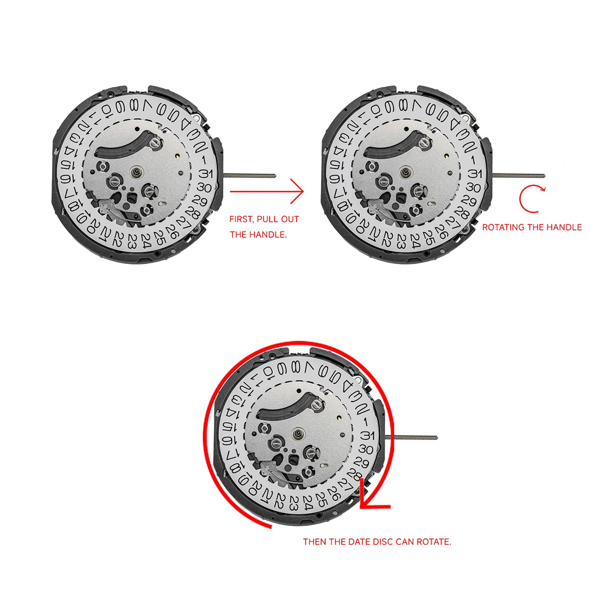 Japan Genuine VK63A Chronograph Quartzan 3 VK61A VK67A Mod Replace Movement