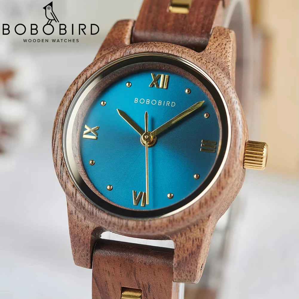 BOBO BIRD Navy Blue Couple Watches Top Luxry Brand Lover Wooden Quartz Wristwatch Personalized Engraved Reloj Mujer Dropshipping