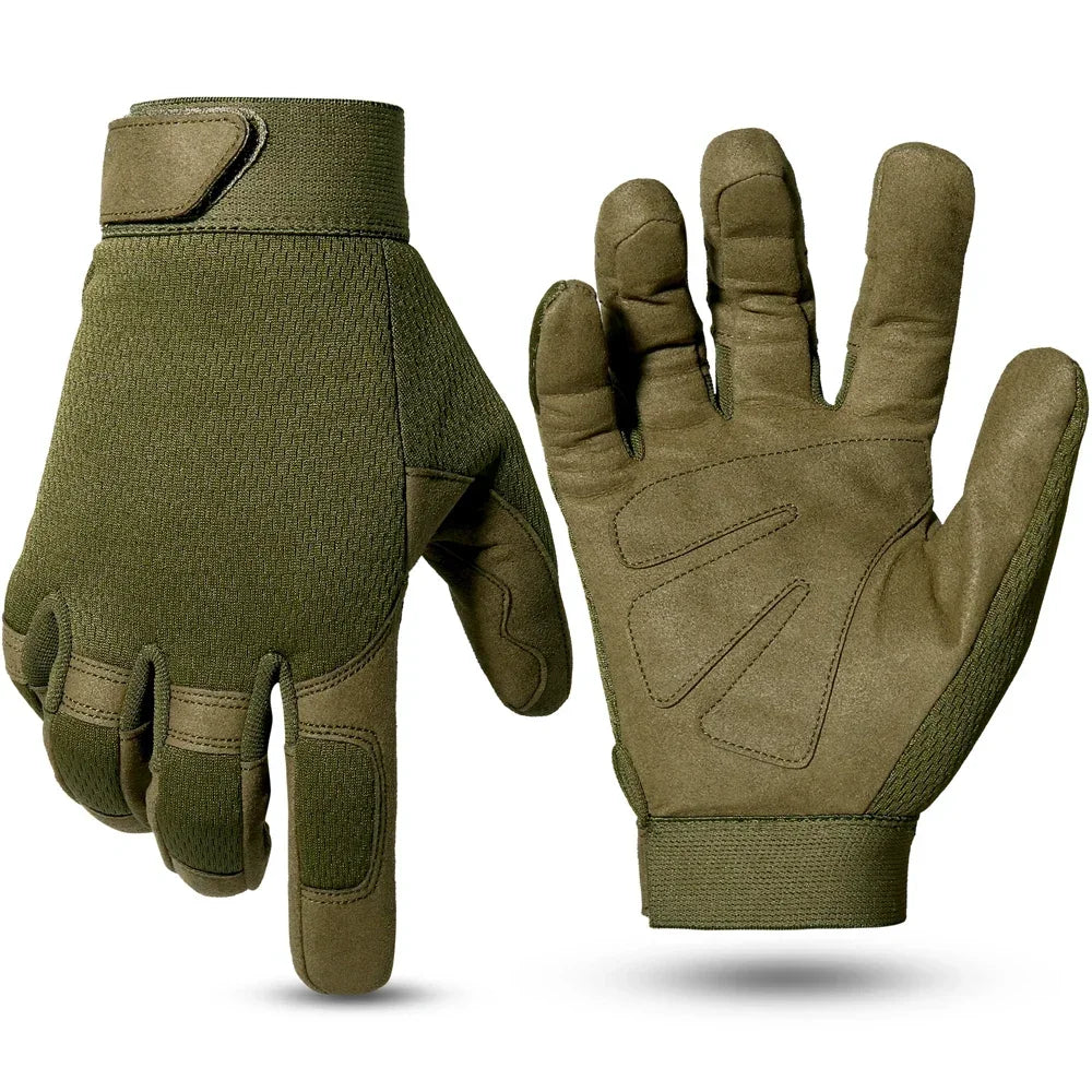 Tactical Full Finger Gloves Touch Screen Breathable Paintball Airsoft Shooting Hiking Combat Sport Hunting Bicycle Work Gear Men