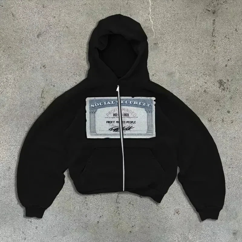 Koreańska moda, prosty szary dwustronny damski rozpinany hoodie oversize Y2K, nowość, Harajuku, gotyk, casual, bluza dla par typu joker