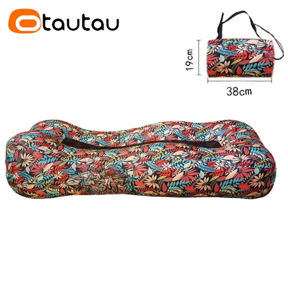 Inflatable Sofa Bed Floating Raft for Pool Beach and Garden