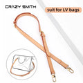 CRAZYSMITH Bag Strap for LV Speedy Shoulder Straps Genuine Leather Long Replacement Adjustable Crossbody Belts Bag Accessories