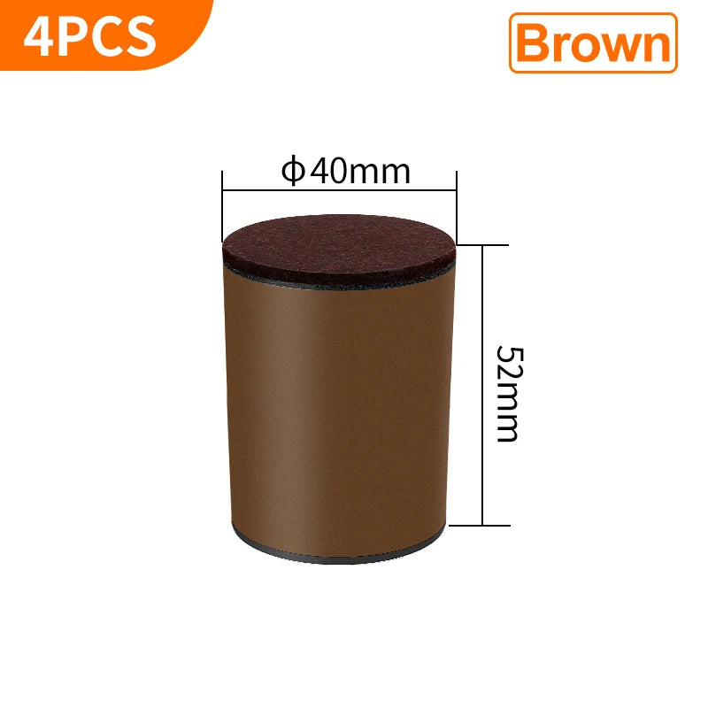 Bed Furniture Square Risers Solid Steel Bed Furniture Post Lifts Protect Floors Anti Scratch Wood and Carpet Surface Heavy Duty