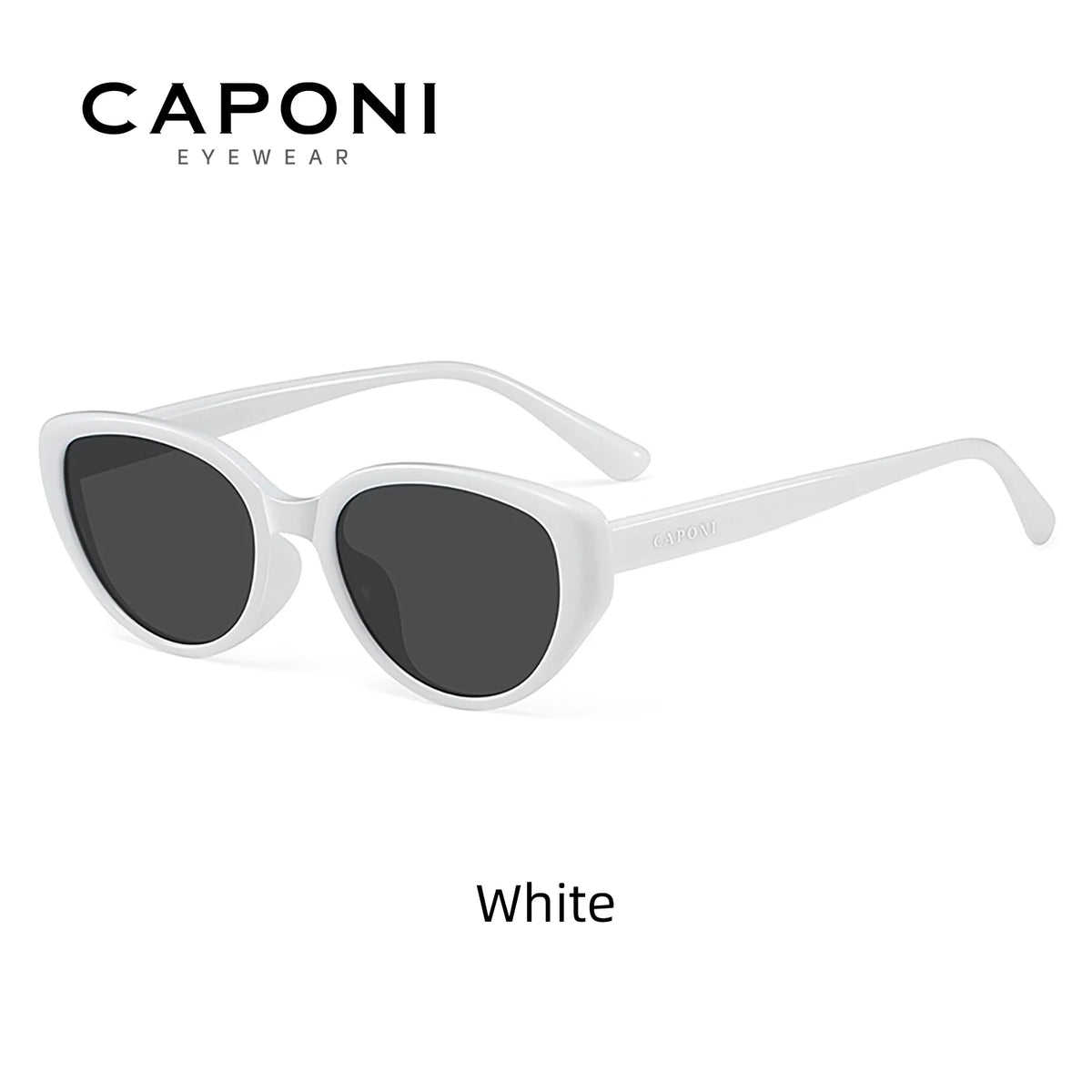 Gafas de sol para mujer CAPONI ojo de gato polarizadas con lentes marrones UV400