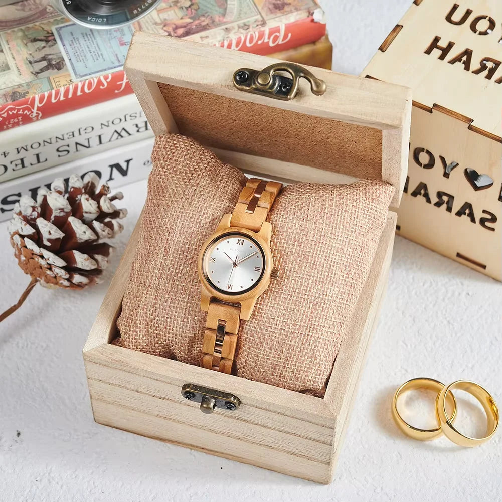 BOBO BIRD Navy Blue Couple Watches Top Luxry Brand Lover Wooden Quartz Wristwatch Personalized Engraved Reloj Mujer Dropshipping