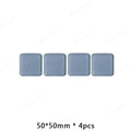 4pcs Plastic Furniture Glider Pads with PTFE for Floor Protection
