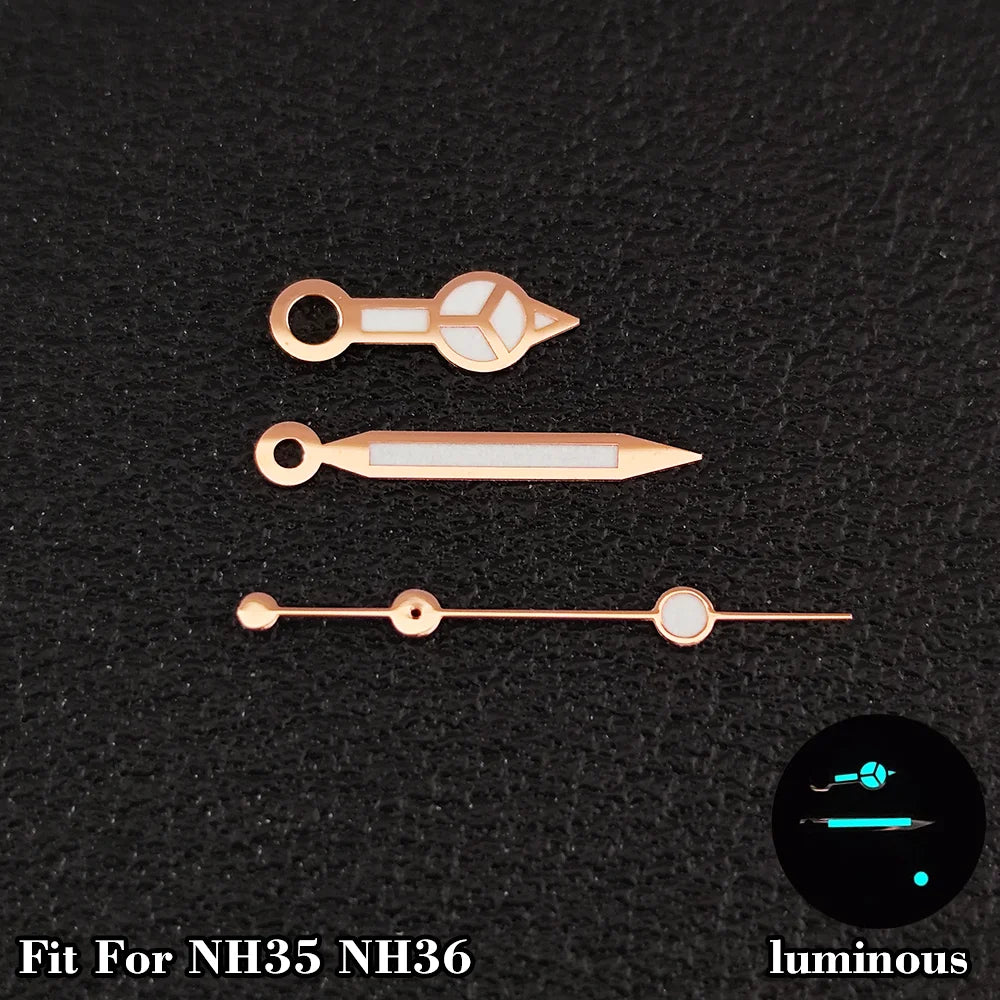 28.5MM NH35 Dials Fit NH35 Movement Dial NH35 BGW9 Blue Luminous Dial NH34 GMT Dial NH35 Enamel Black Dial Fit NH35 Hand Parts