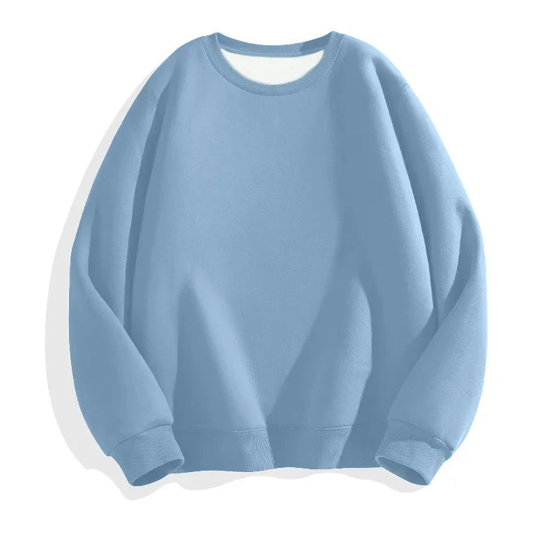 LEGIBLE Autumn Winter Woman's Hoodies Oversize Female Loose Solid Thicken Fleece Warm Women Sweatshirts Lady