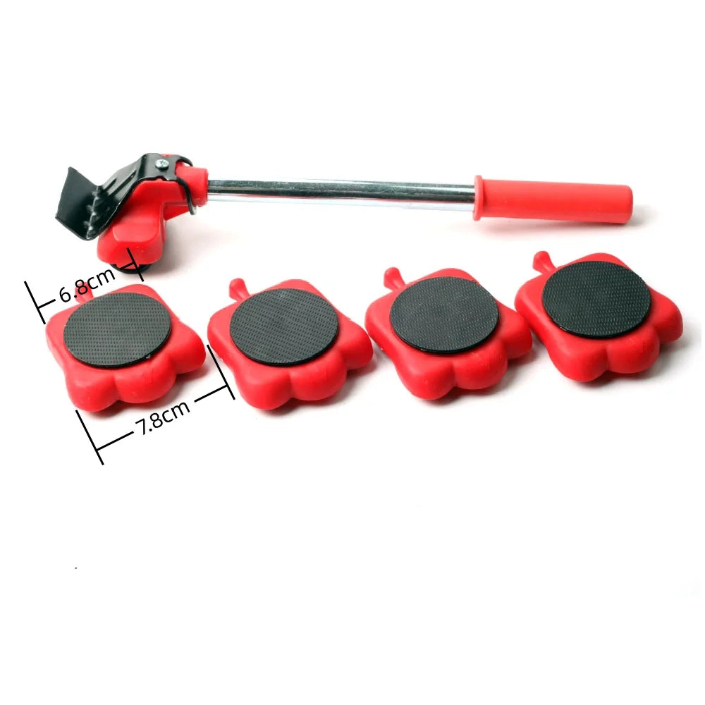 Herramienta de elevación de muebles, elevador de transporte portátil, ayuda para mover muebles, herramienta manual resistente, deslizadores de muebles con herramienta de elevación para alfombras