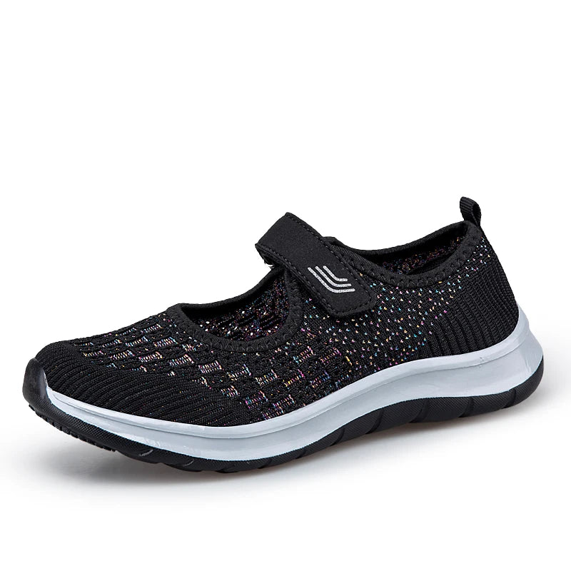 Women Flats Shoes Summer Mesh Sneakers Breathable Casual Shoes Women Loafers Lady Soft Walking Sneaker Boat Shoe Zapatos Mujer