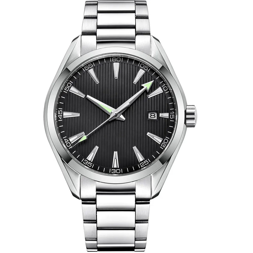 Luksusowy zegarek męski 41 mm, mechanizm NH35, możliwość personalizacji logo, sportowy zegarek automatyczny, mechaniczny, szafirowe szkło, stalowa bransoleta