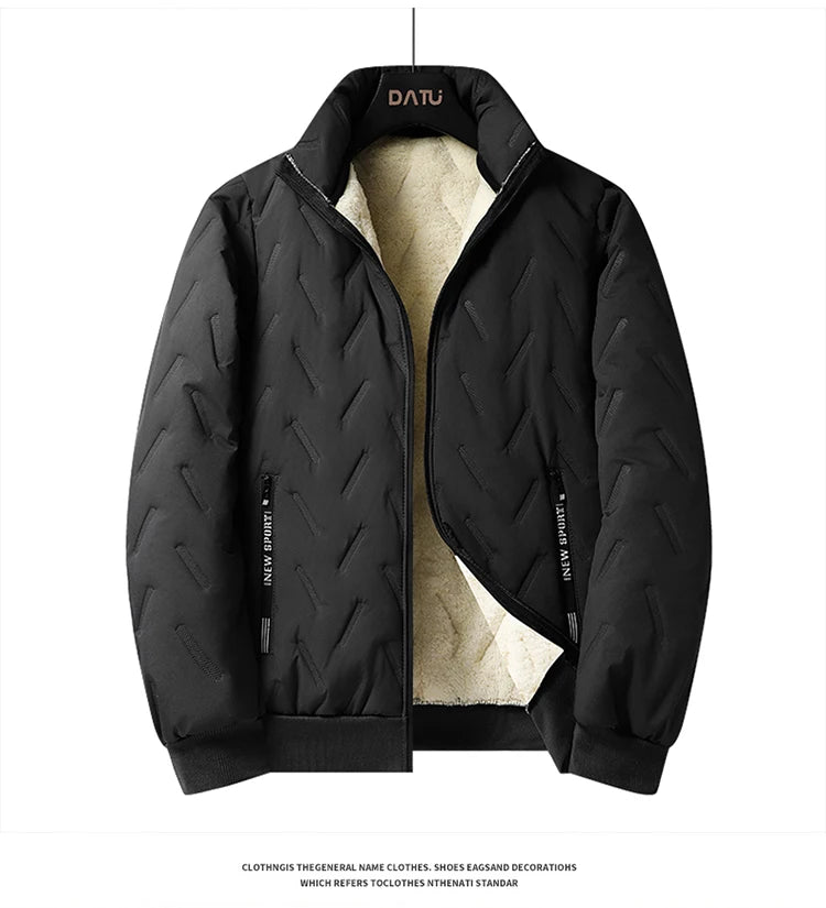 Autumn Winter Lamb Woolen Tracksuit Men