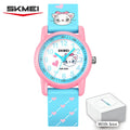 SKMEI Sports Kids Watches 50m Waterproof for Girls Boys Gift Cute Animal Clock Easy Read Children TPU Band Quartz Wristwatch