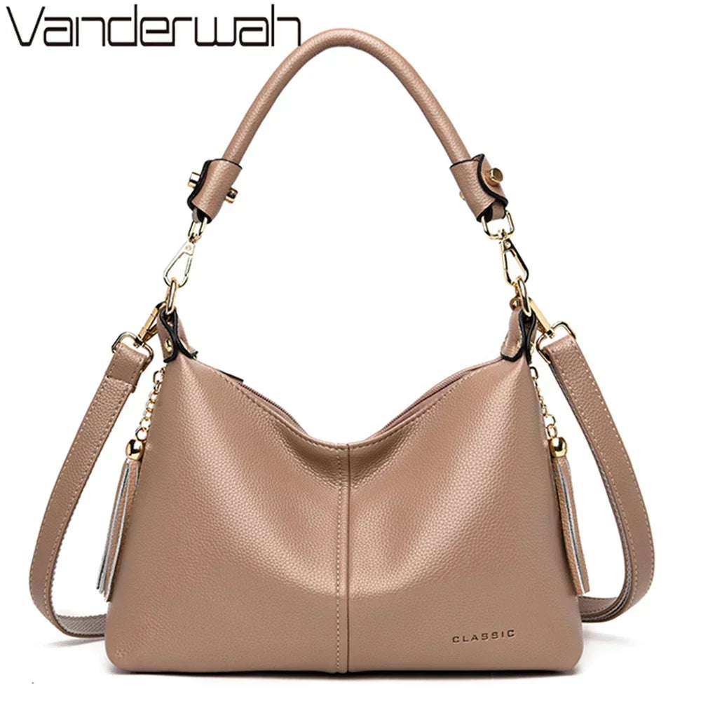 Leather Small Hobos Luxury Handbags Women Bags Designer Handbags High Quality Crossbody Bags for Women Shoulder Bag Sac a Main