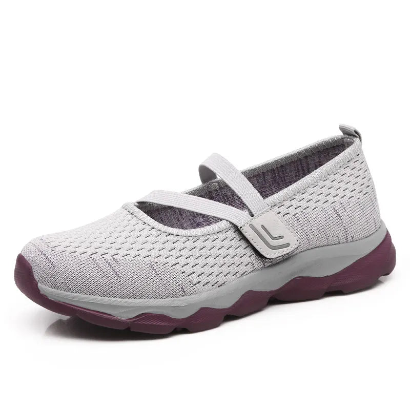 Women Flats Shoes Summer Mesh Sneakers Breathable Casual Shoes Women Loafers Lady Soft Walking Sneaker Boat Shoe Zapatos Mujer