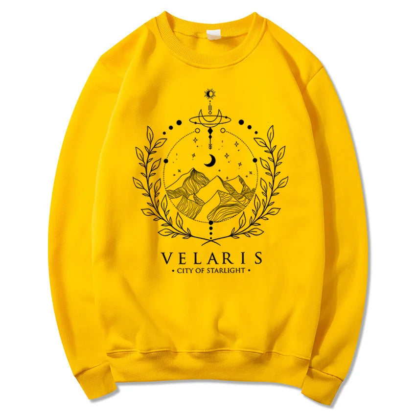 Velaris Sweatshirt a Court of Thorns and Roses Sarah J Maas Hoodie Night Court Sweater Velaris City of Starlight SJM Sweatshirts