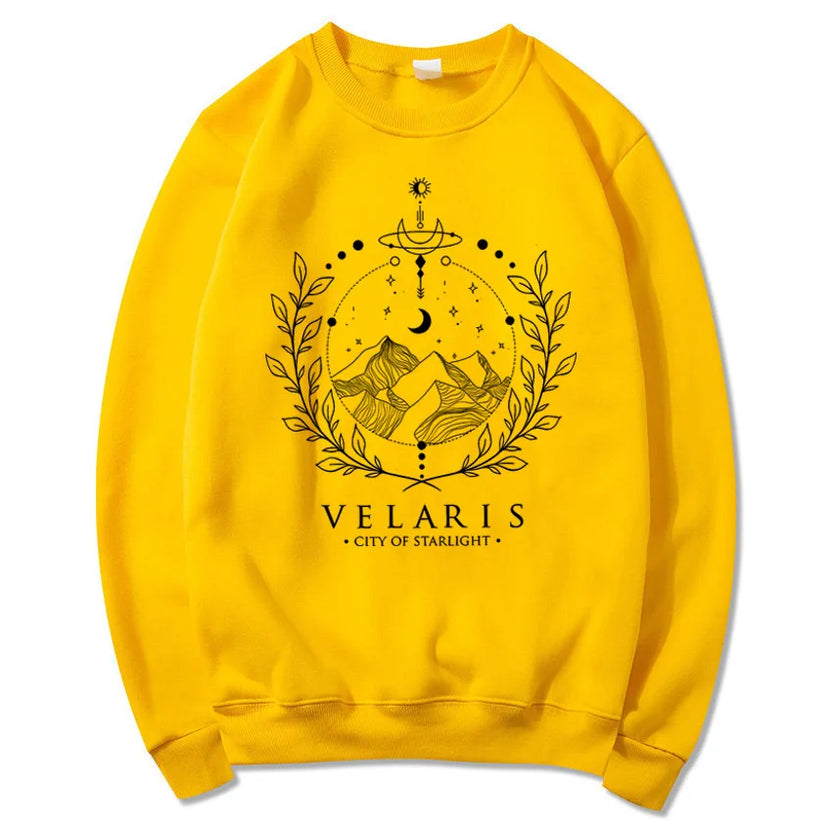 Velaris Sweatshirt a Court of Thorns and Roses Sarah J Maas Hoodie Night Court Sweater Velaris City of Starlight SJM Sweatshirts