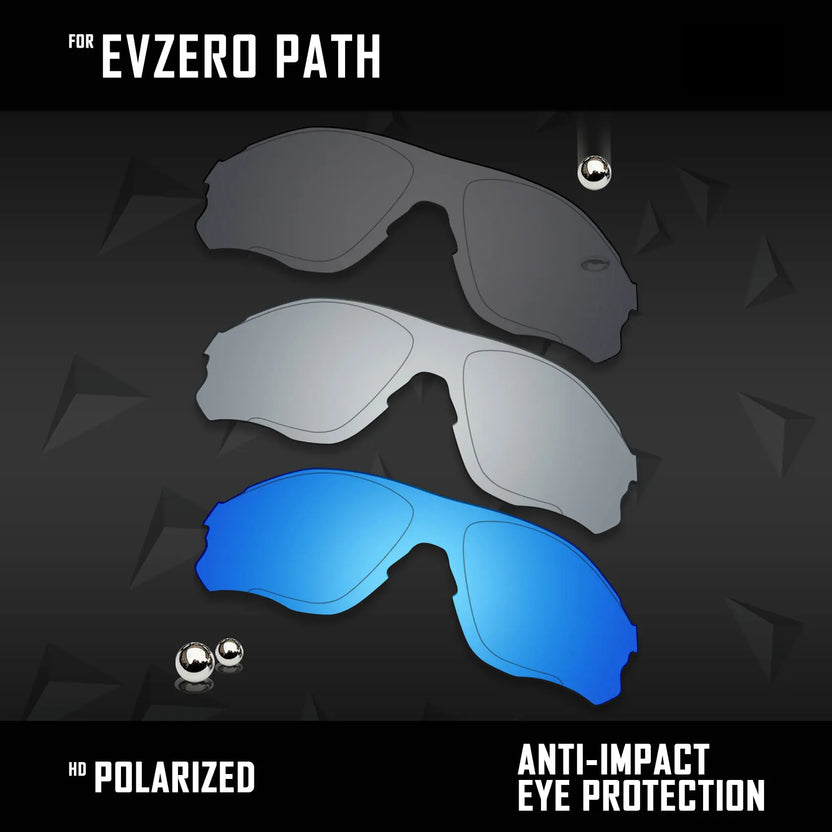 OOWLIT Polariserade utbyteslinser för Oakley EVZero Path OO9308 solglasögon - Flerfärgade
