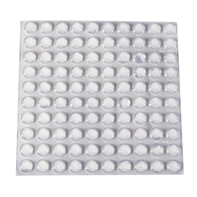 100pcs Transparent Self Adhesive Round Feet Bumpers Silicone Rubber Bumpers Soft Anti Slip Shock Absorber Feet Pads Damper