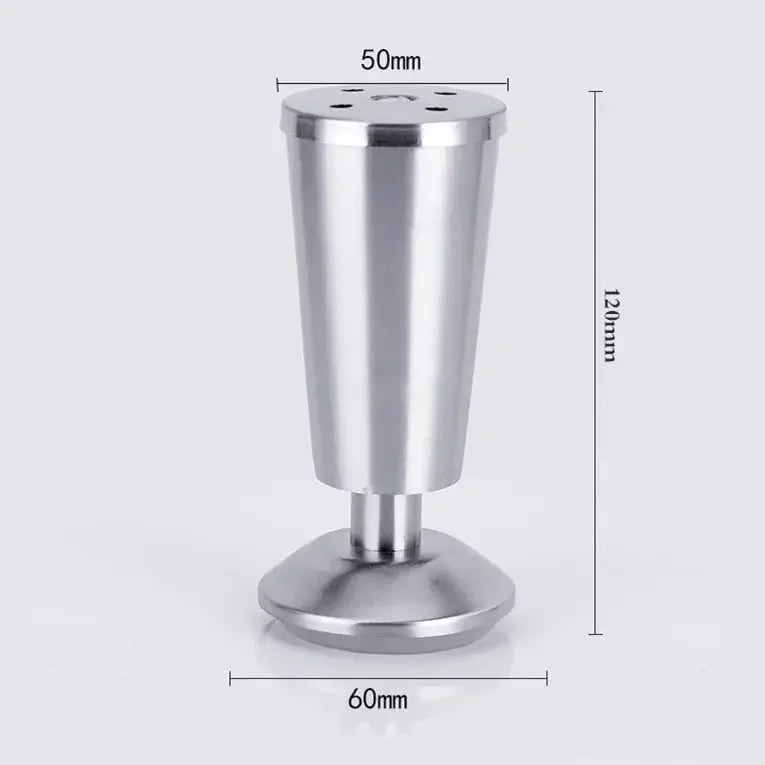 Adjustable Stainless Steel Furniture Legs 8-15cm for Cabinets and Sofas