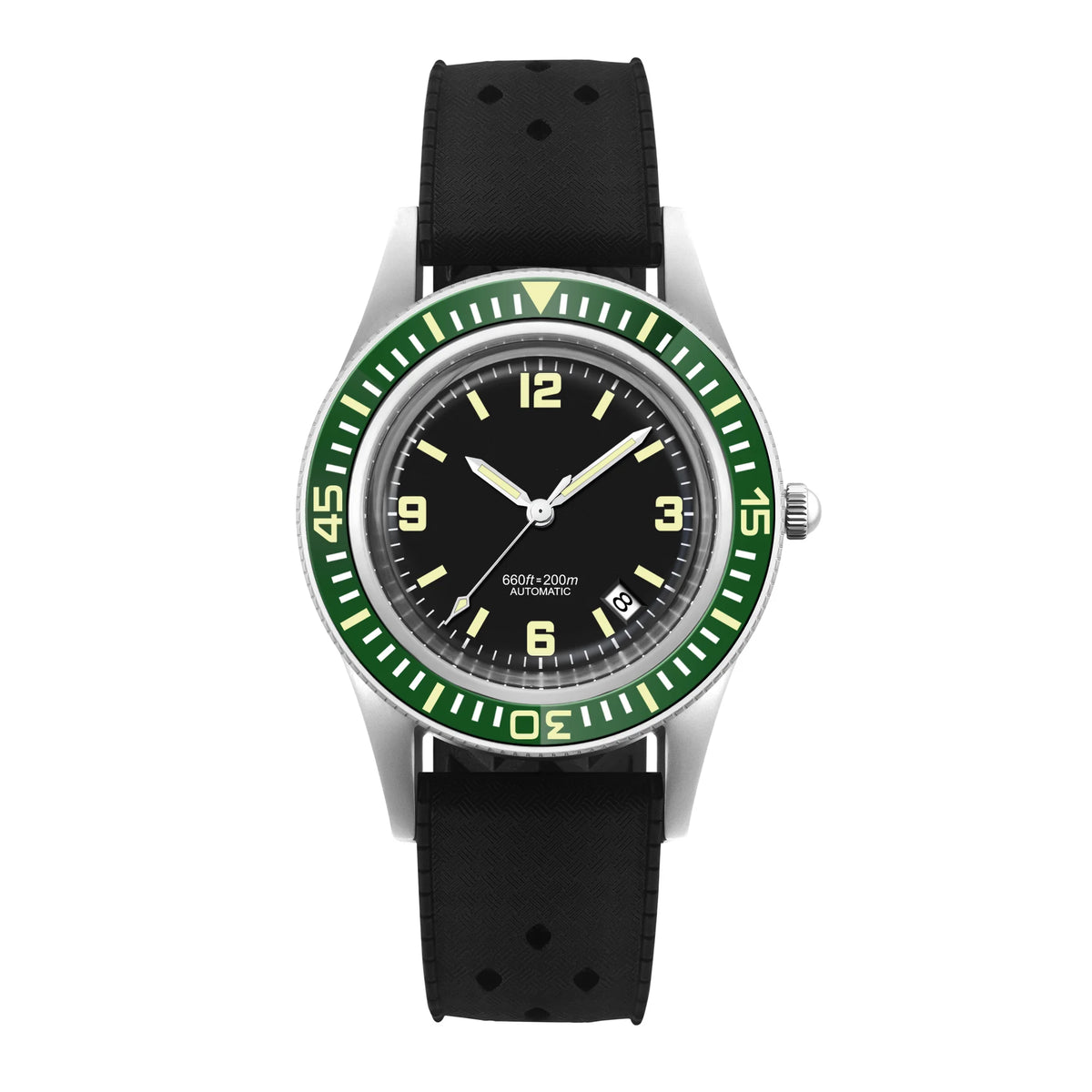 CORGEUT 50-Fathoms Dive Watch WD50F NH35 Automatic Movement 40mm Watch for Man Luminous 200m Waterproof Sapphire Vintage